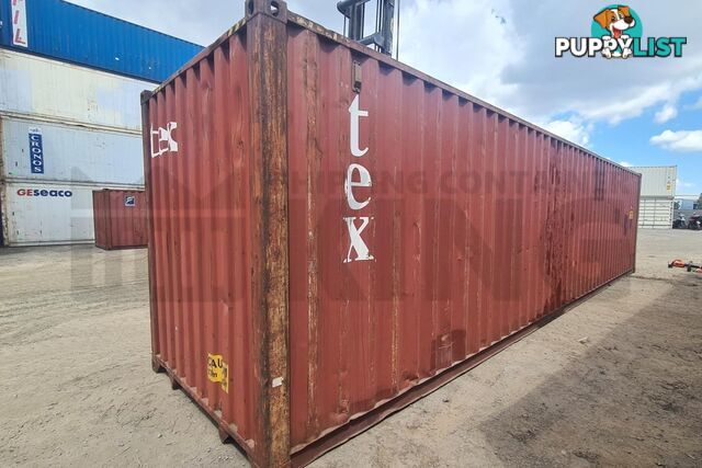 40' HIGH CUBE SHIPPING CONTAINER - in Emerald