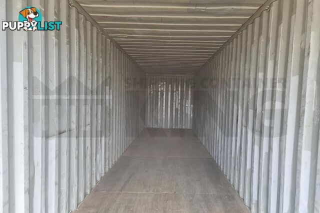 40' HIGH CUBE SHIPPING CONTAINER - in Emerald