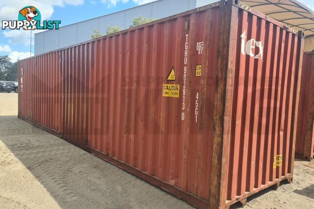 40' HIGH CUBE SHIPPING CONTAINER - in Emerald