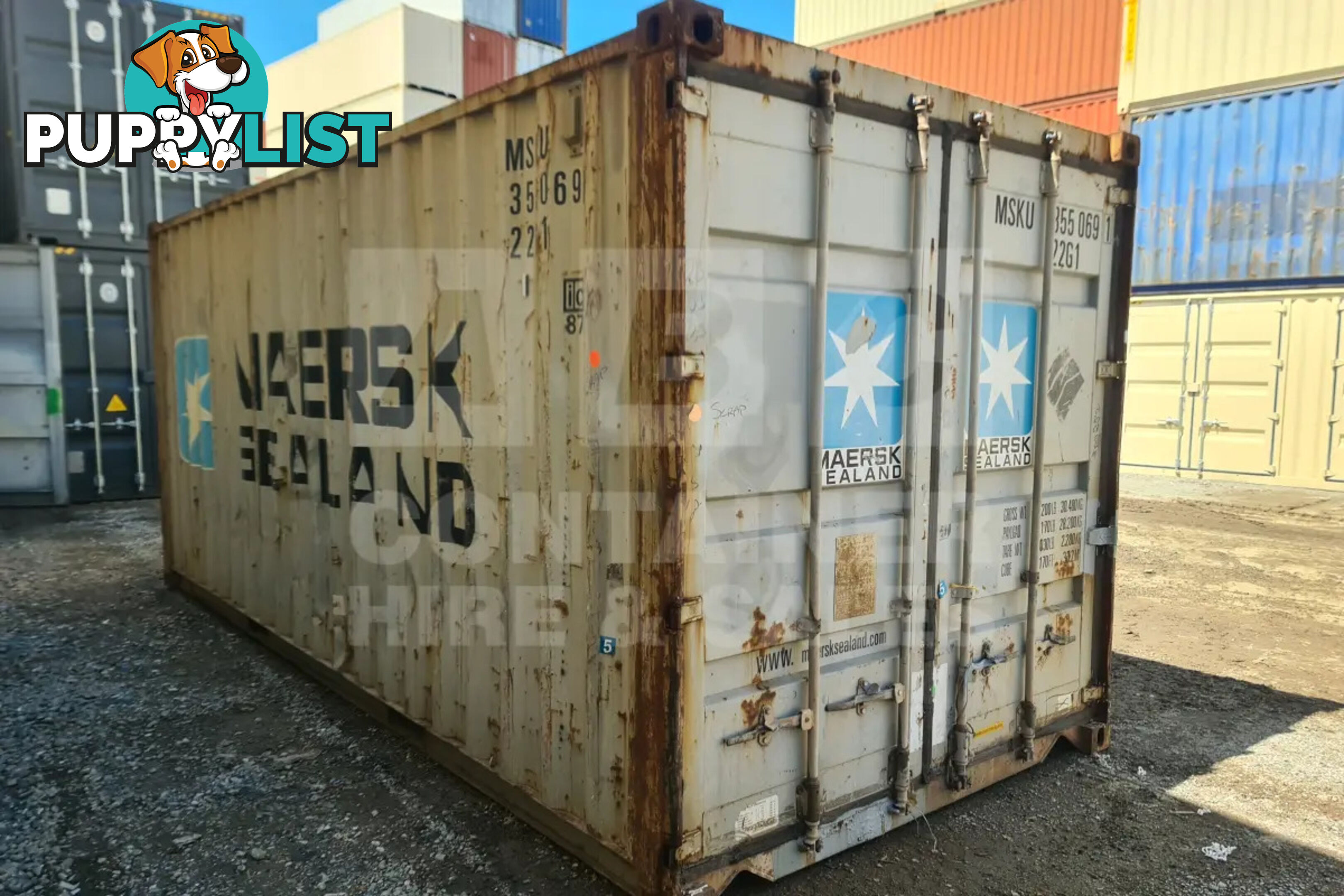 20' STANDARD HEIGHT SHIPPING CONTAINER
