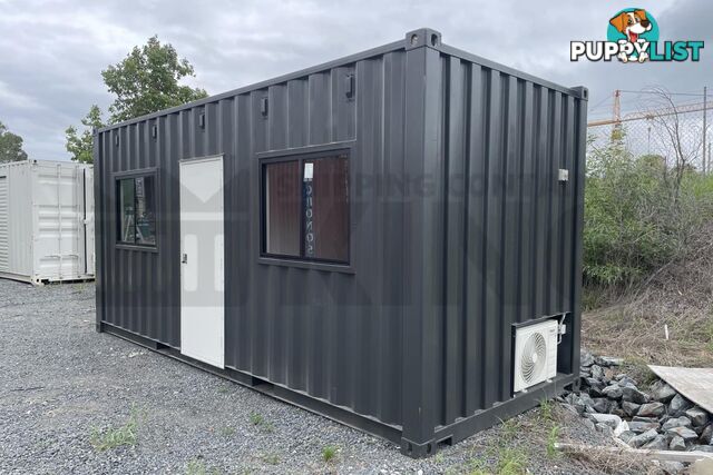 20' SHIPPING CONTAINER OFFICE "BANKSIA" (MID END) - in MacKay