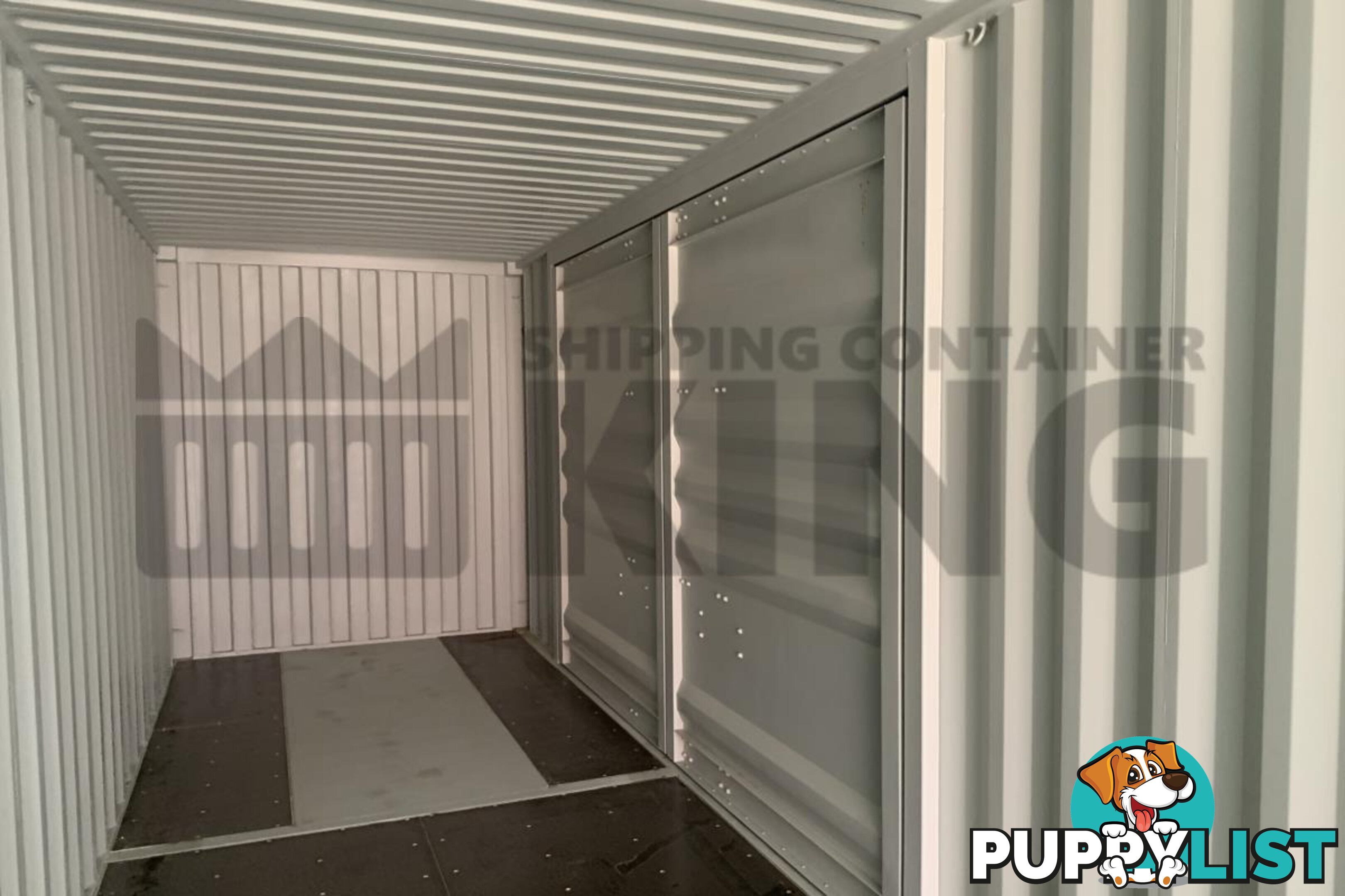 40' HIGH CUBE PARTIAL SIDE OPENING SHIPPING CONTAINER (2 SETS OF SIDE OPENING DOORS)