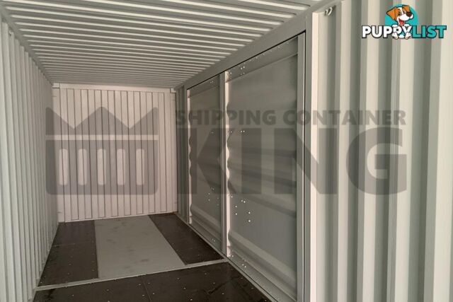40' HIGH CUBE PARTIAL SIDE OPENING SHIPPING CONTAINER (2 SETS OF SIDE OPENING DOORS)