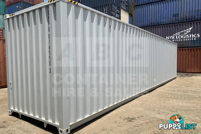 40' HIGH CUBE PARTIAL SIDE OPENING SHIPPING CONTAINER (2 SETS OF SIDE OPENING DOORS)