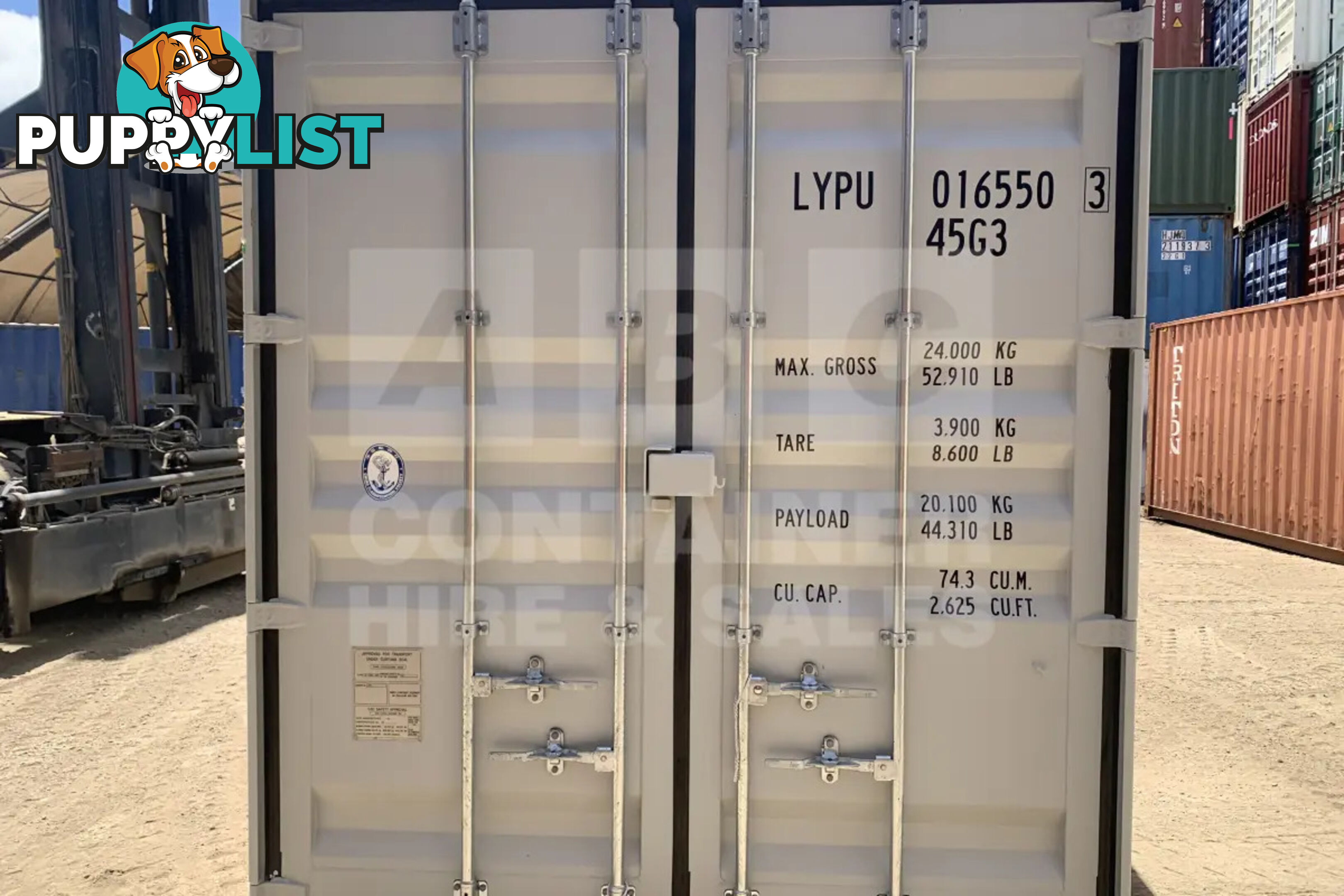 40' HIGH CUBE PARTIAL SIDE OPENING SHIPPING CONTAINER (2 SETS OF SIDE OPENING DOORS)