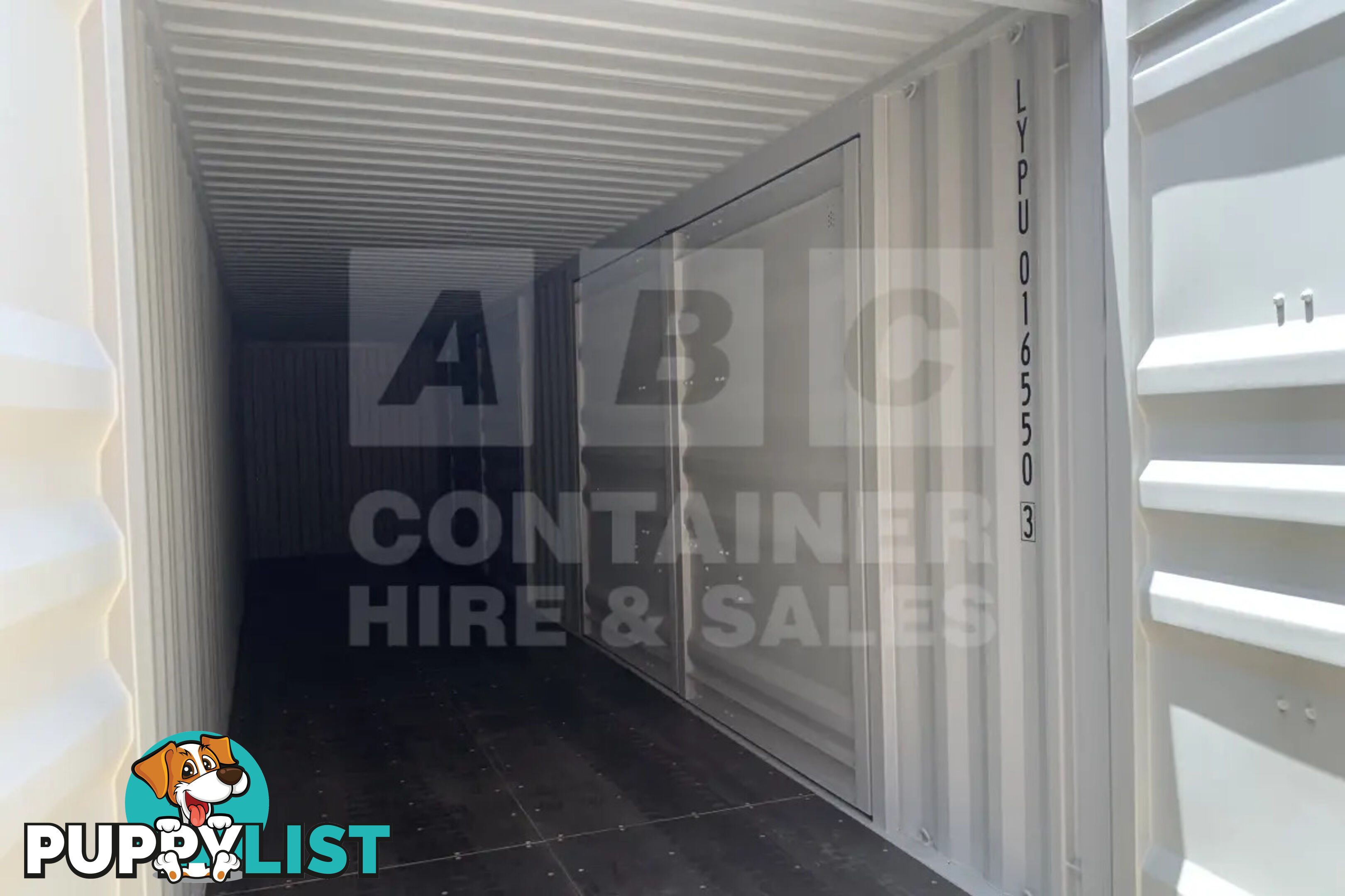 40' HIGH CUBE PARTIAL SIDE OPENING SHIPPING CONTAINER (2 SETS OF SIDE OPENING DOORS)