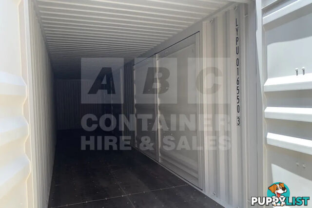 40' HIGH CUBE PARTIAL SIDE OPENING SHIPPING CONTAINER (2 SETS OF SIDE OPENING DOORS)