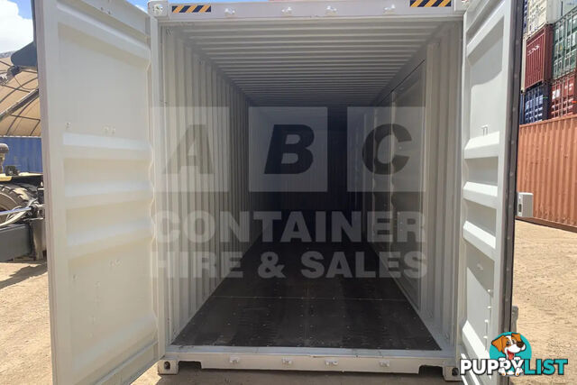 40' HIGH CUBE PARTIAL SIDE OPENING SHIPPING CONTAINER (2 SETS OF SIDE OPENING DOORS)