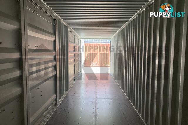 40' HIGH CUBE PARTIAL SIDE OPENING SHIPPING CONTAINER (2 SETS OF SIDE OPENING DOORS)