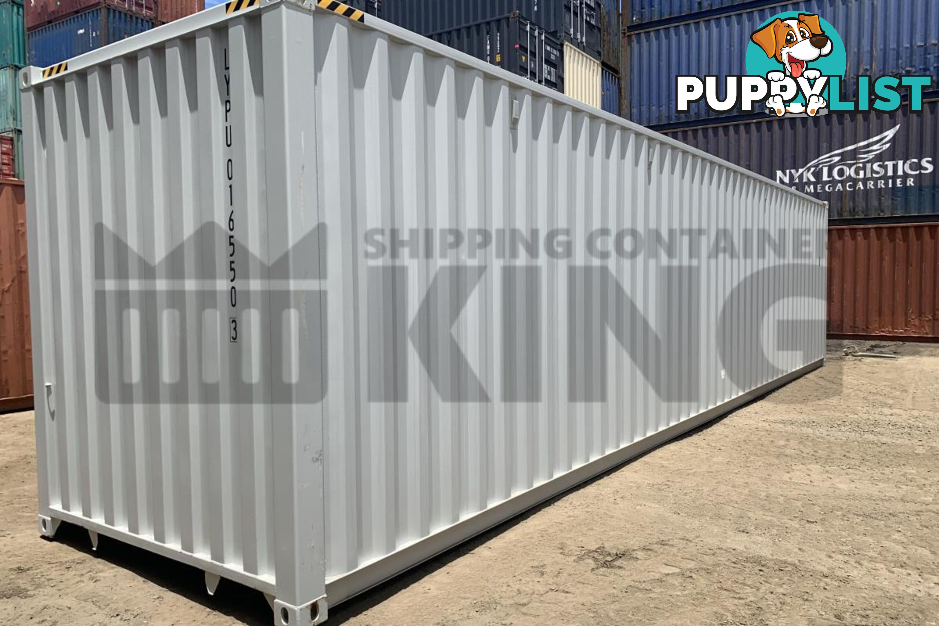 40' HIGH CUBE PARTIAL SIDE OPENING SHIPPING CONTAINER (2 SETS OF SIDE OPENING DOORS)