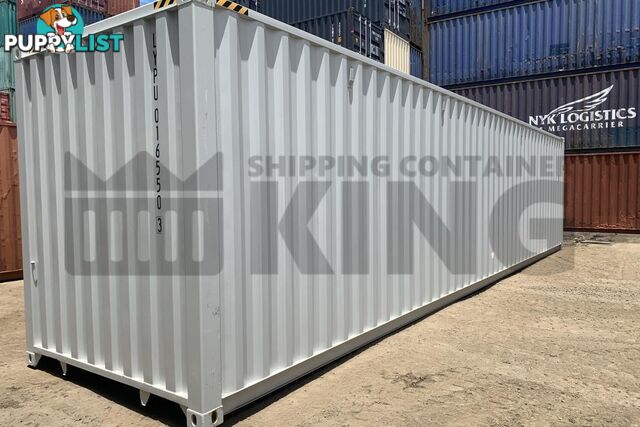 40' HIGH CUBE PARTIAL SIDE OPENING SHIPPING CONTAINER (2 SETS OF SIDE OPENING DOORS)
