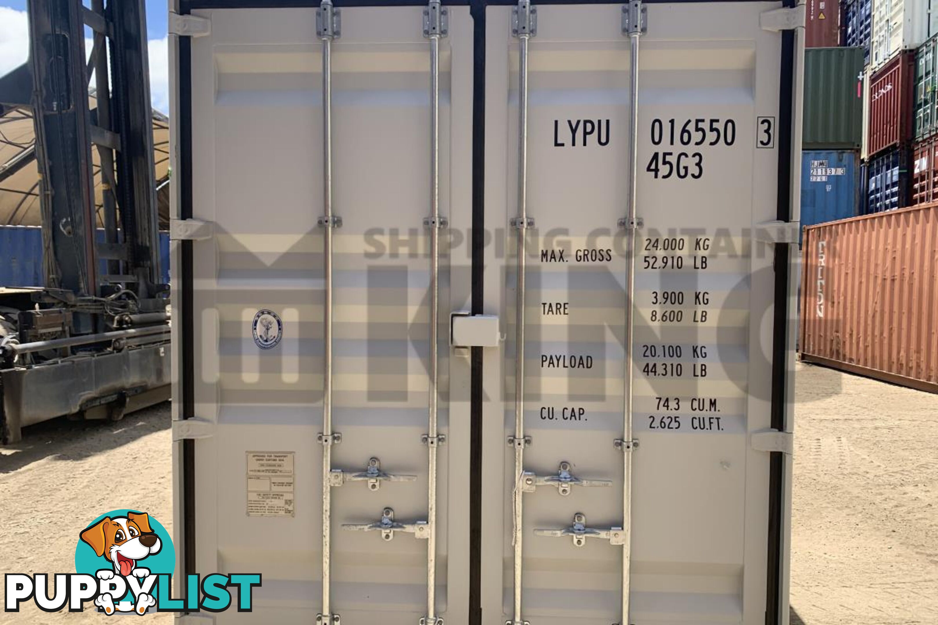 40' HIGH CUBE PARTIAL SIDE OPENING SHIPPING CONTAINER (2 SETS OF SIDE OPENING DOORS)