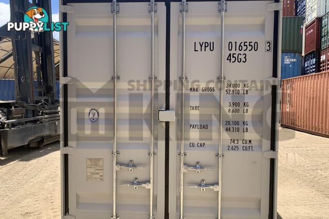 40' HIGH CUBE PARTIAL SIDE OPENING SHIPPING CONTAINER (2 SETS OF SIDE OPENING DOORS)