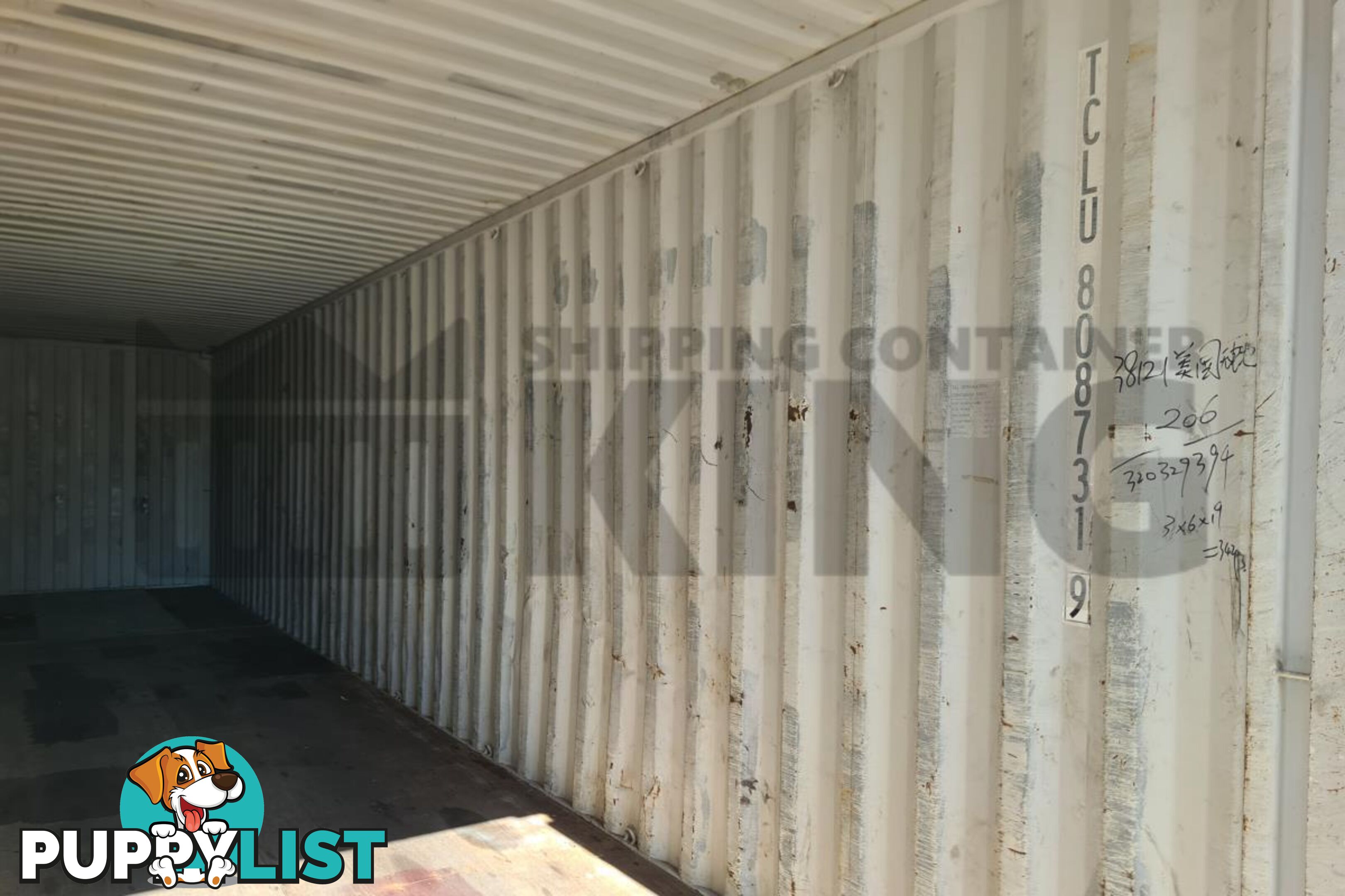 40' HIGH CUBE SHIPPING CONTAINER