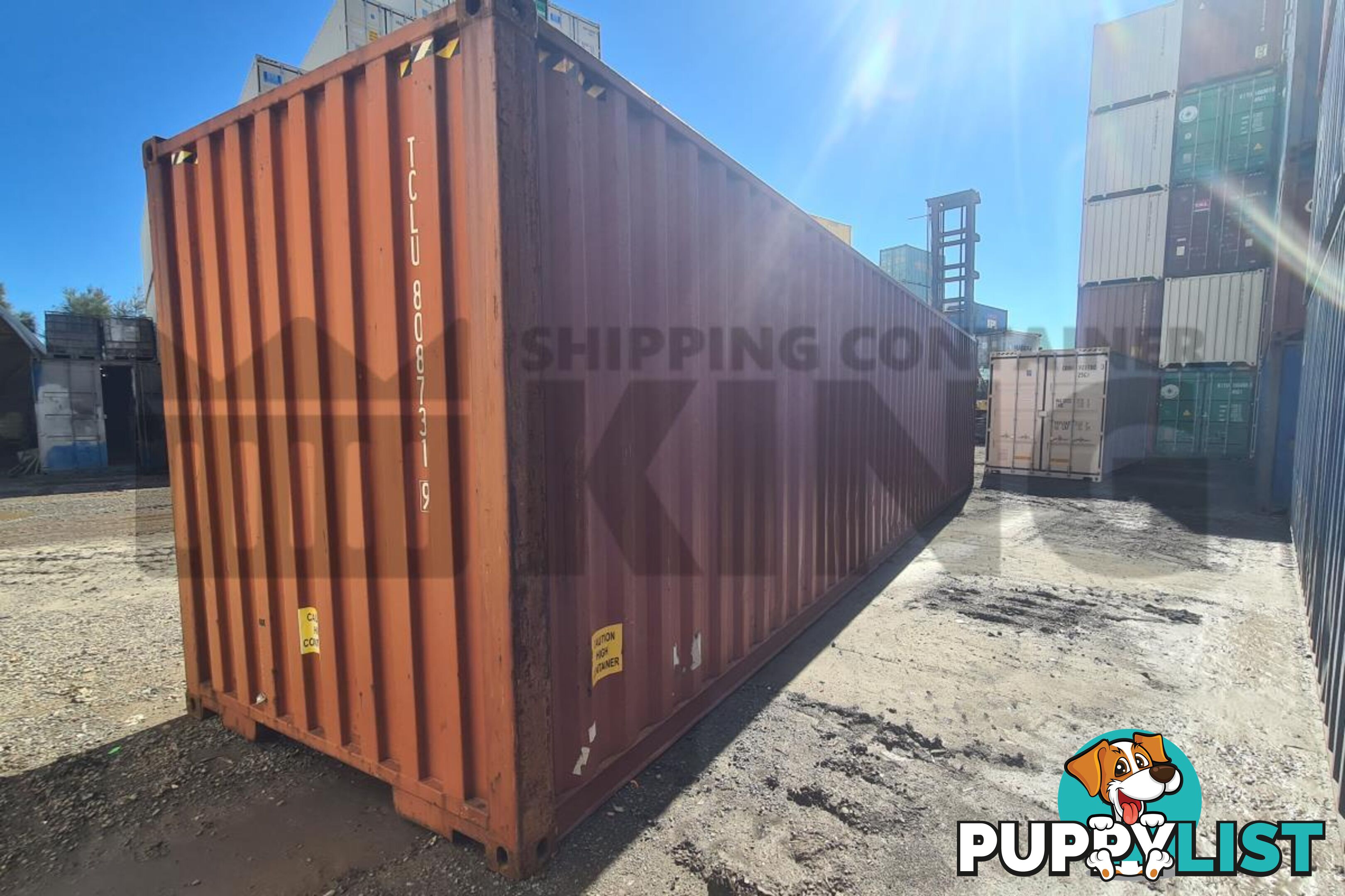 40' HIGH CUBE SHIPPING CONTAINER