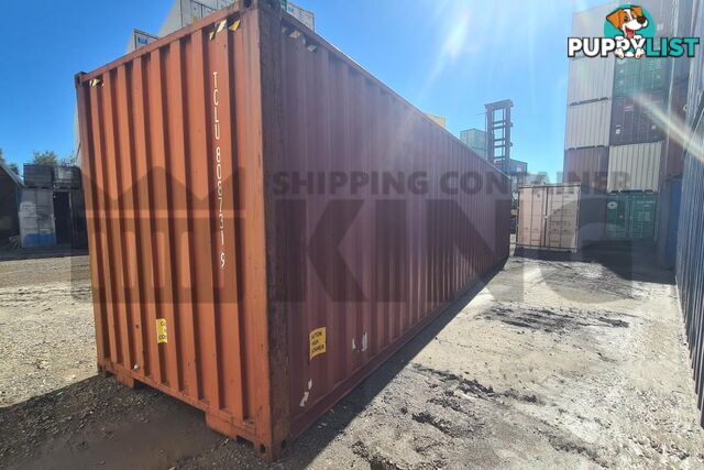 40' HIGH CUBE SHIPPING CONTAINER