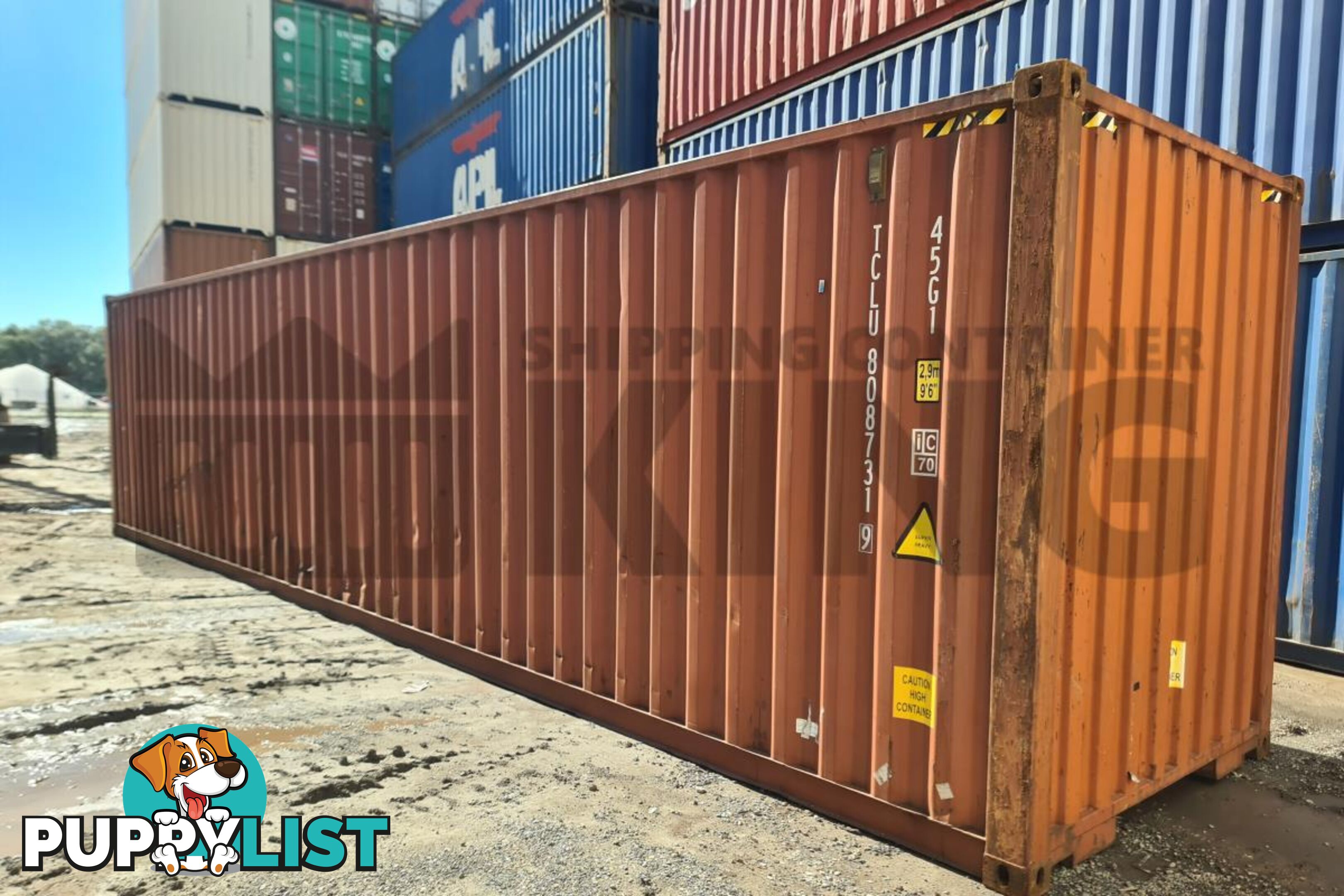 40' HIGH CUBE SHIPPING CONTAINER