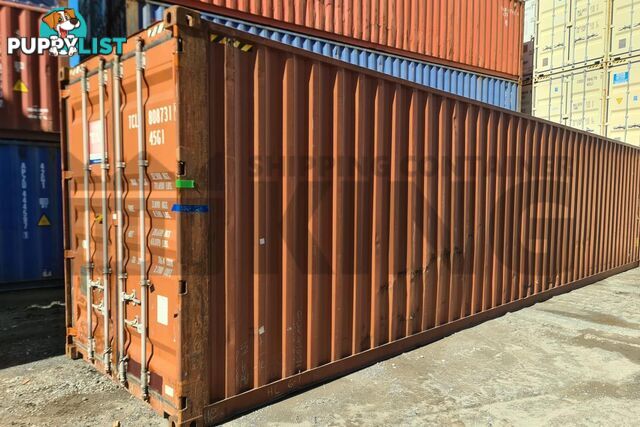 40' HIGH CUBE SHIPPING CONTAINER