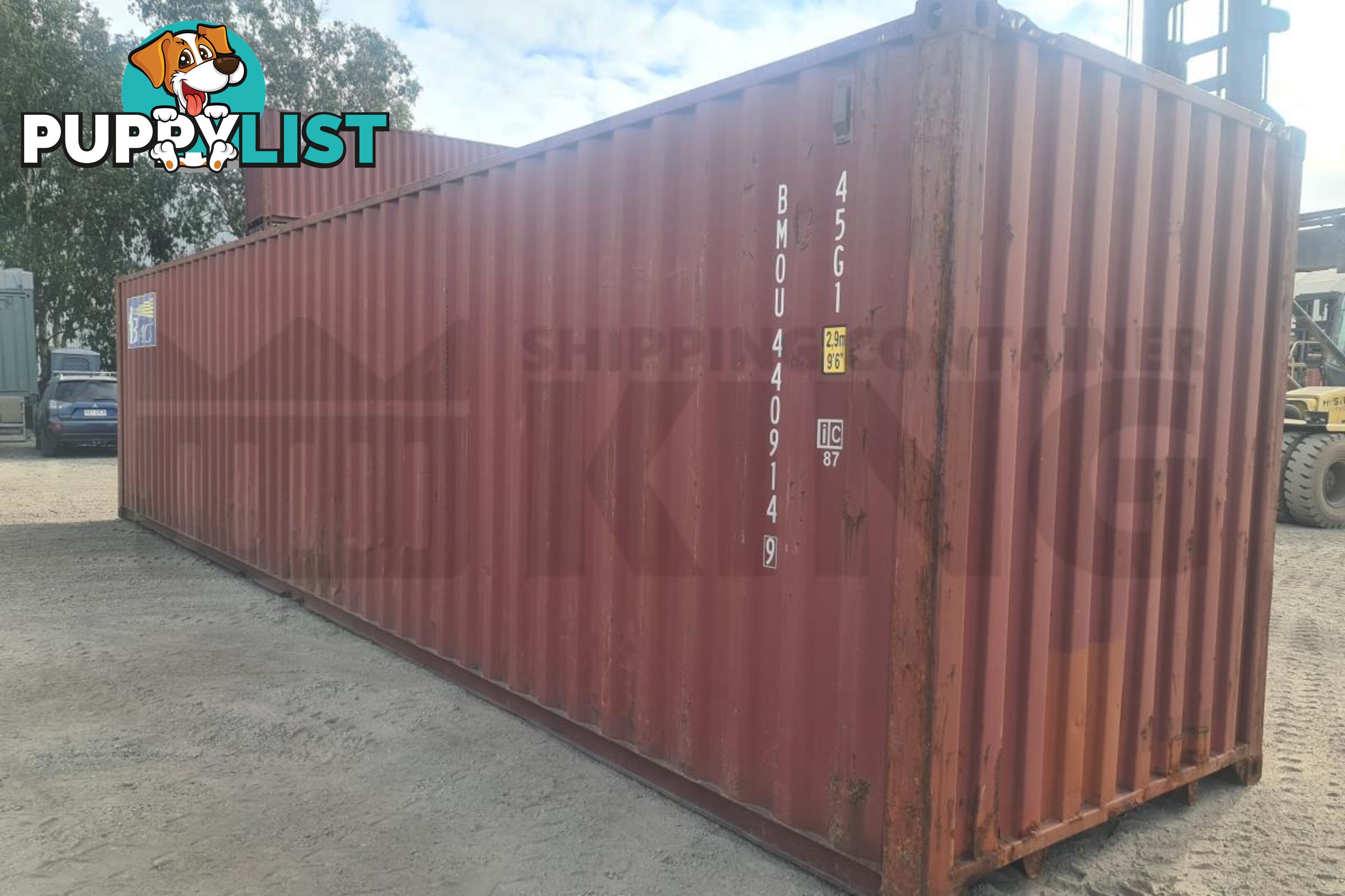 40' HIGH CUBE SHIPPING CONTAINER - in MacKay