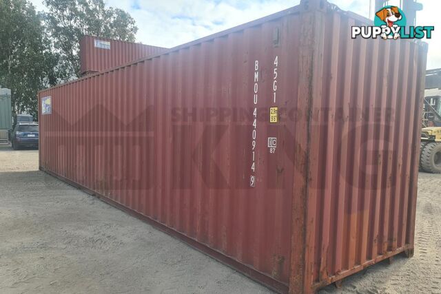 40' HIGH CUBE SHIPPING CONTAINER - in MacKay