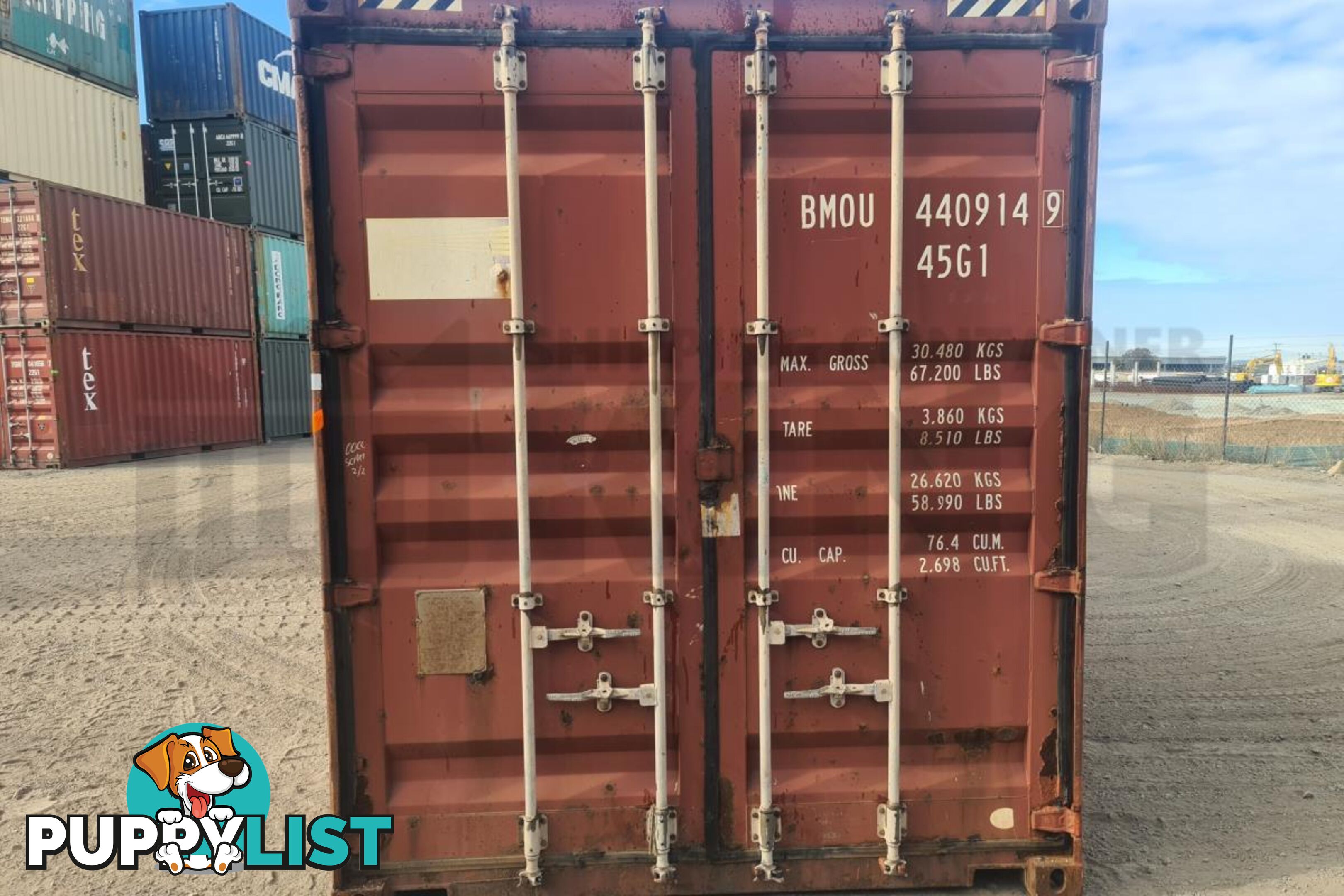 40' HIGH CUBE SHIPPING CONTAINER - in MacKay