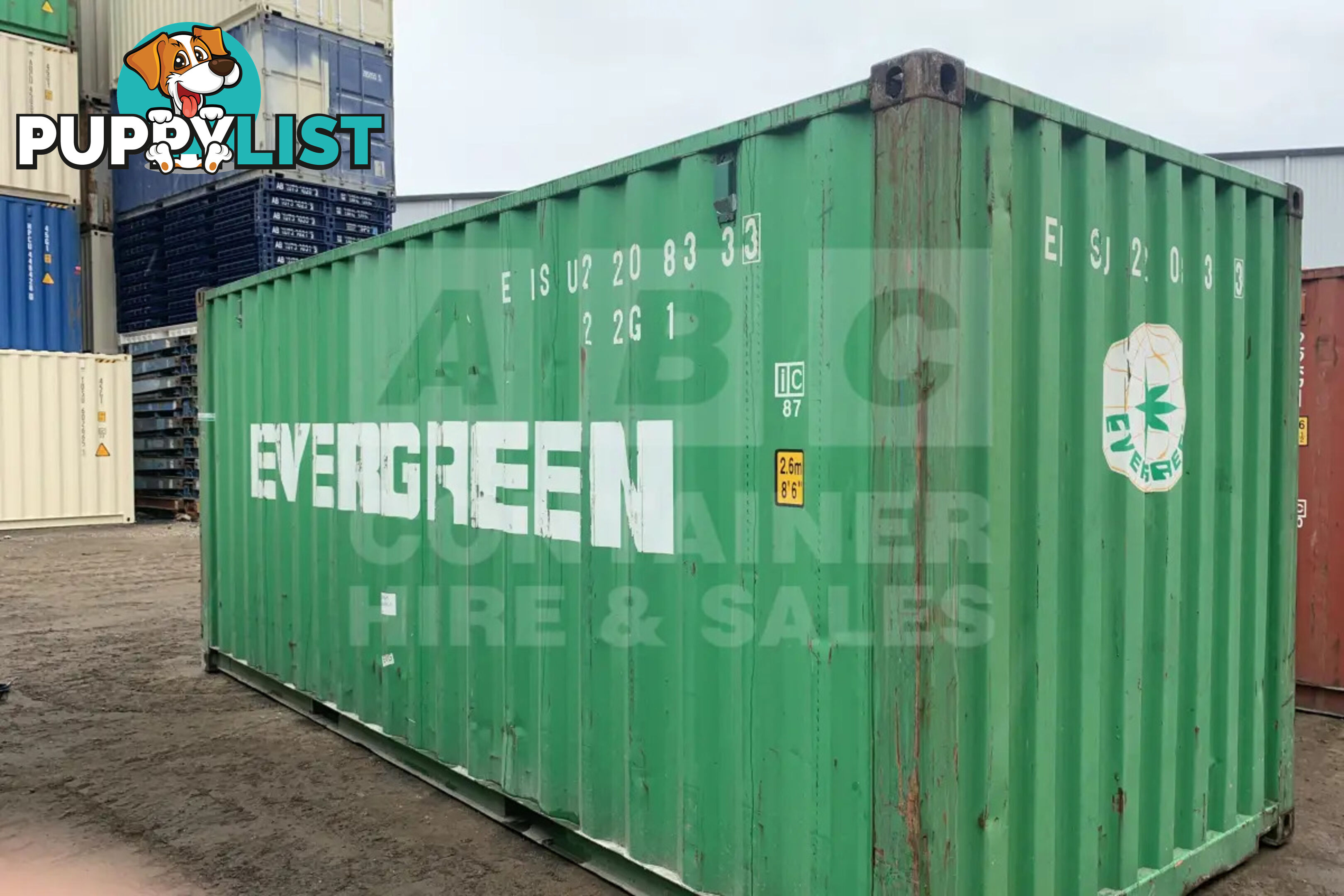 20' STANDARD HEIGHT SHIPPING CONTAINER