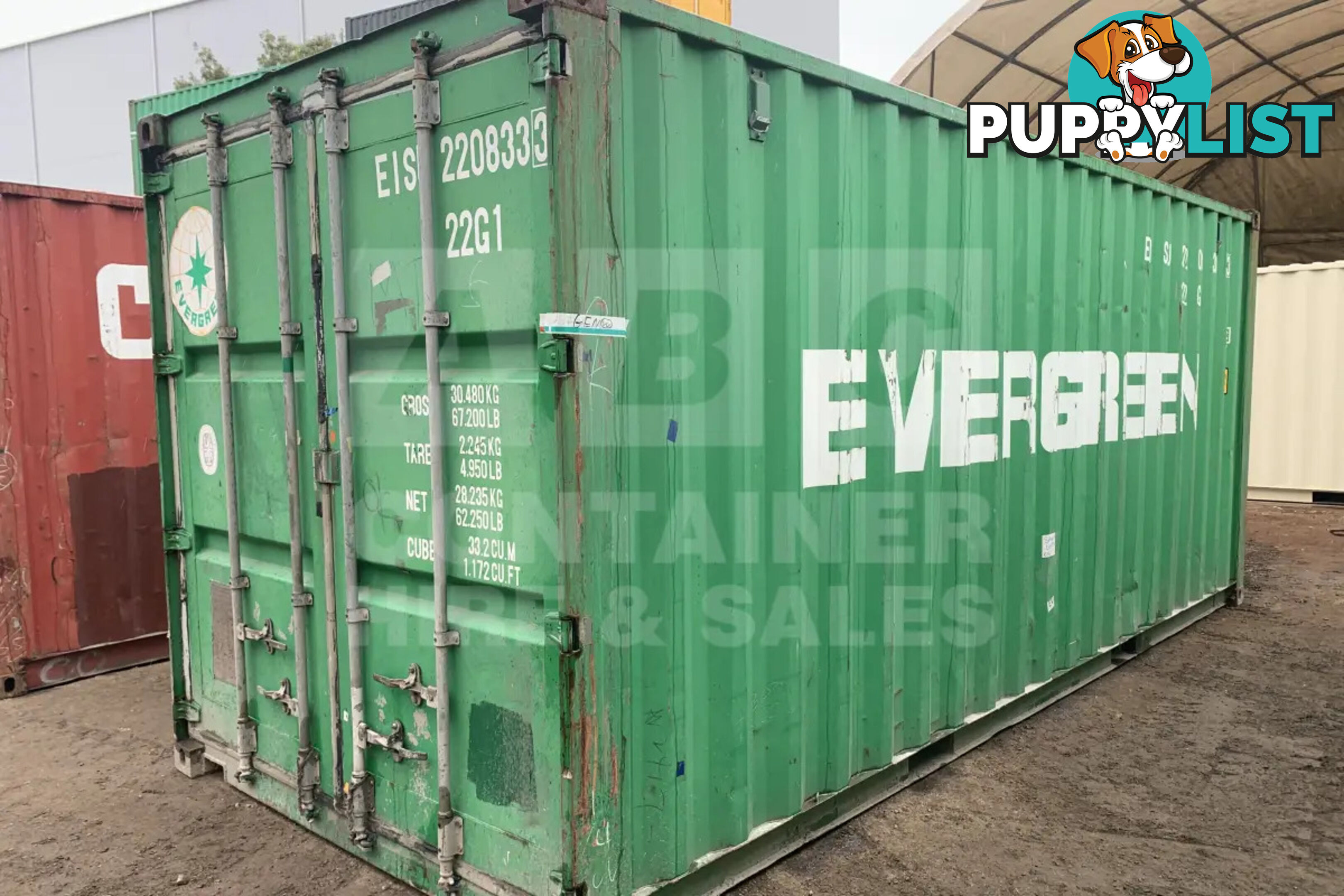 20' STANDARD HEIGHT SHIPPING CONTAINER