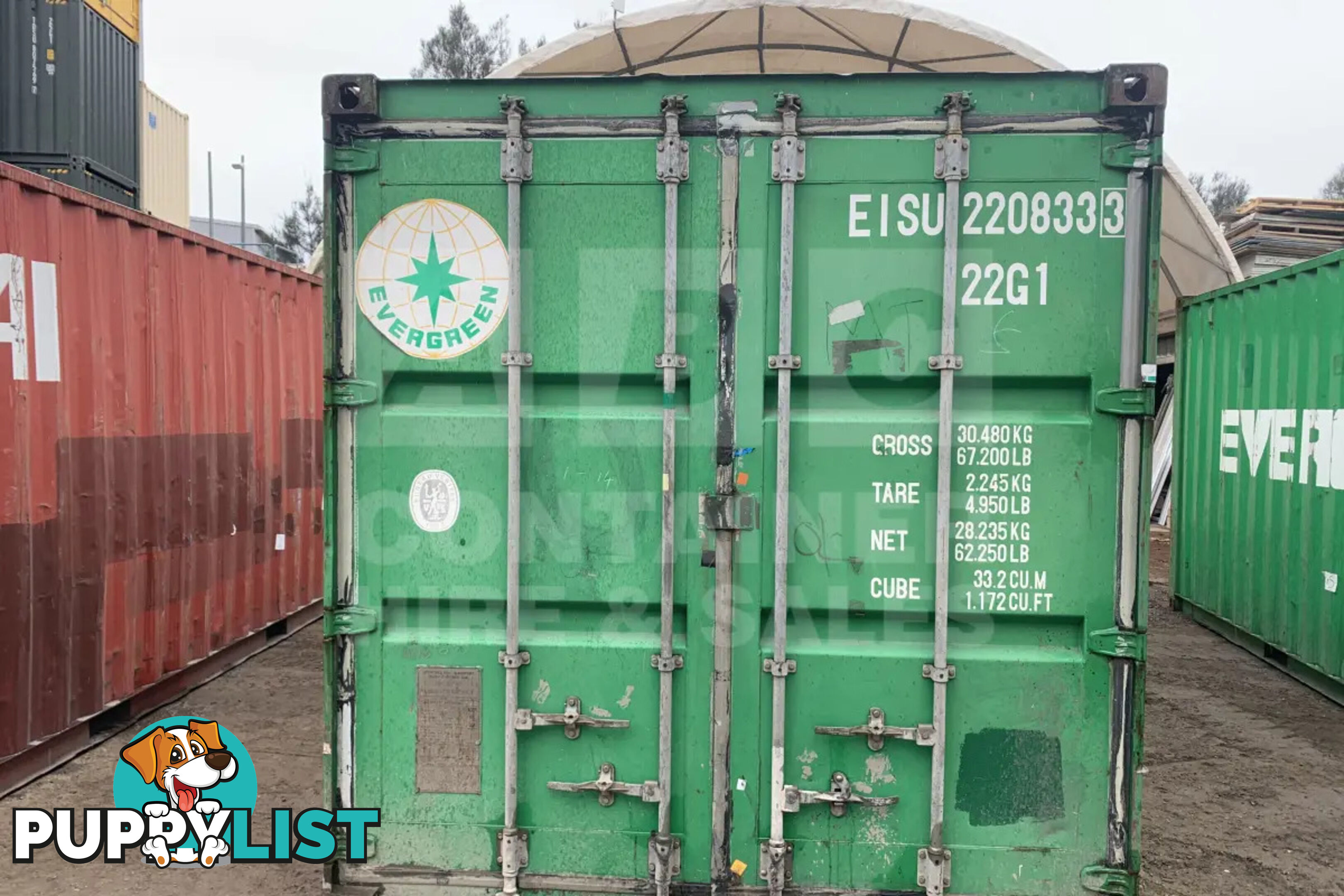 20' STANDARD HEIGHT SHIPPING CONTAINER