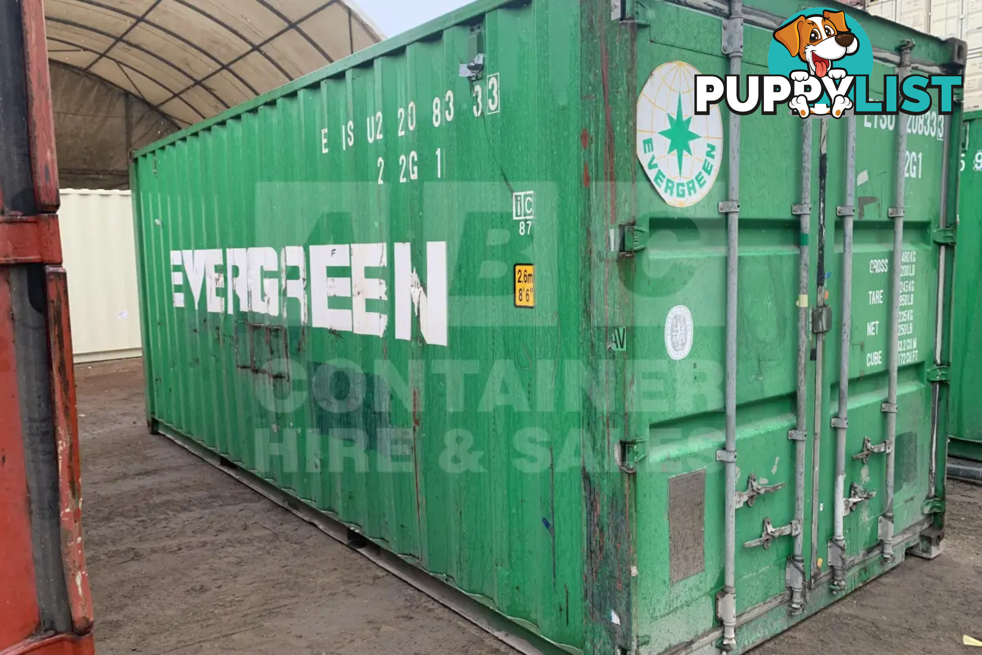 20' STANDARD HEIGHT SHIPPING CONTAINER