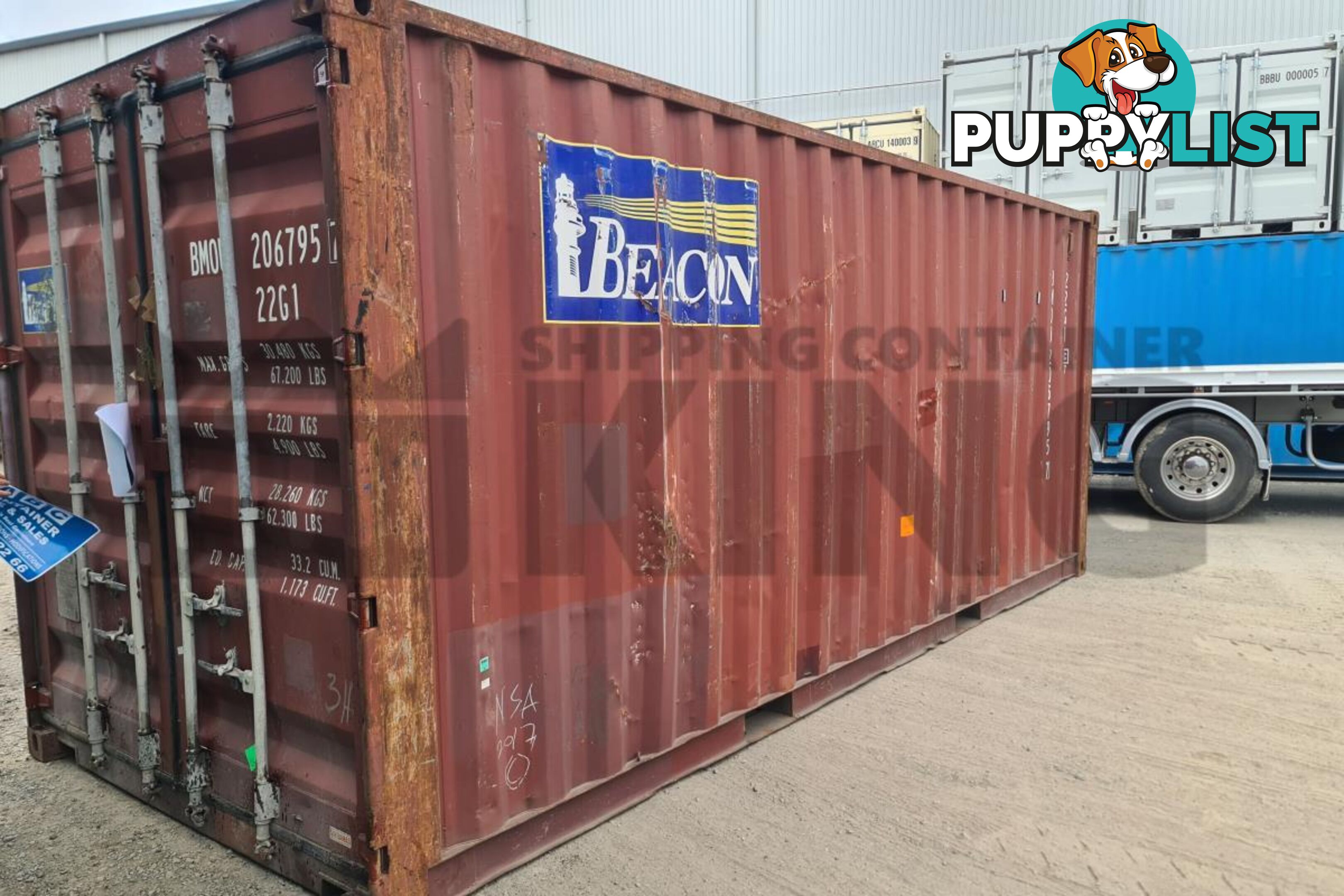 20' STANDARD HEIGHT SHIPPING CONTAINER