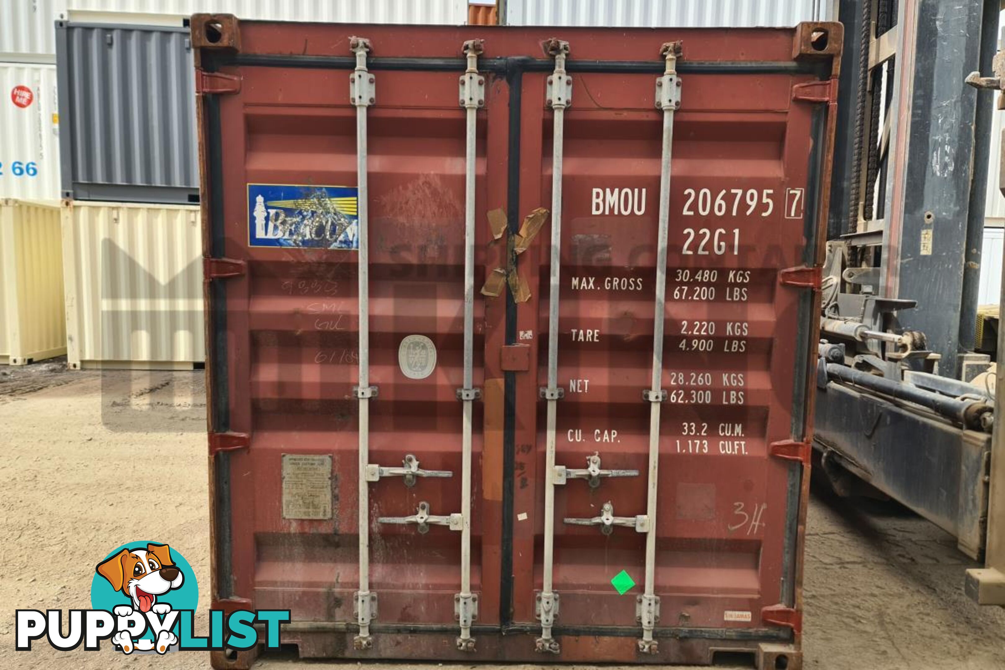 20' STANDARD HEIGHT SHIPPING CONTAINER