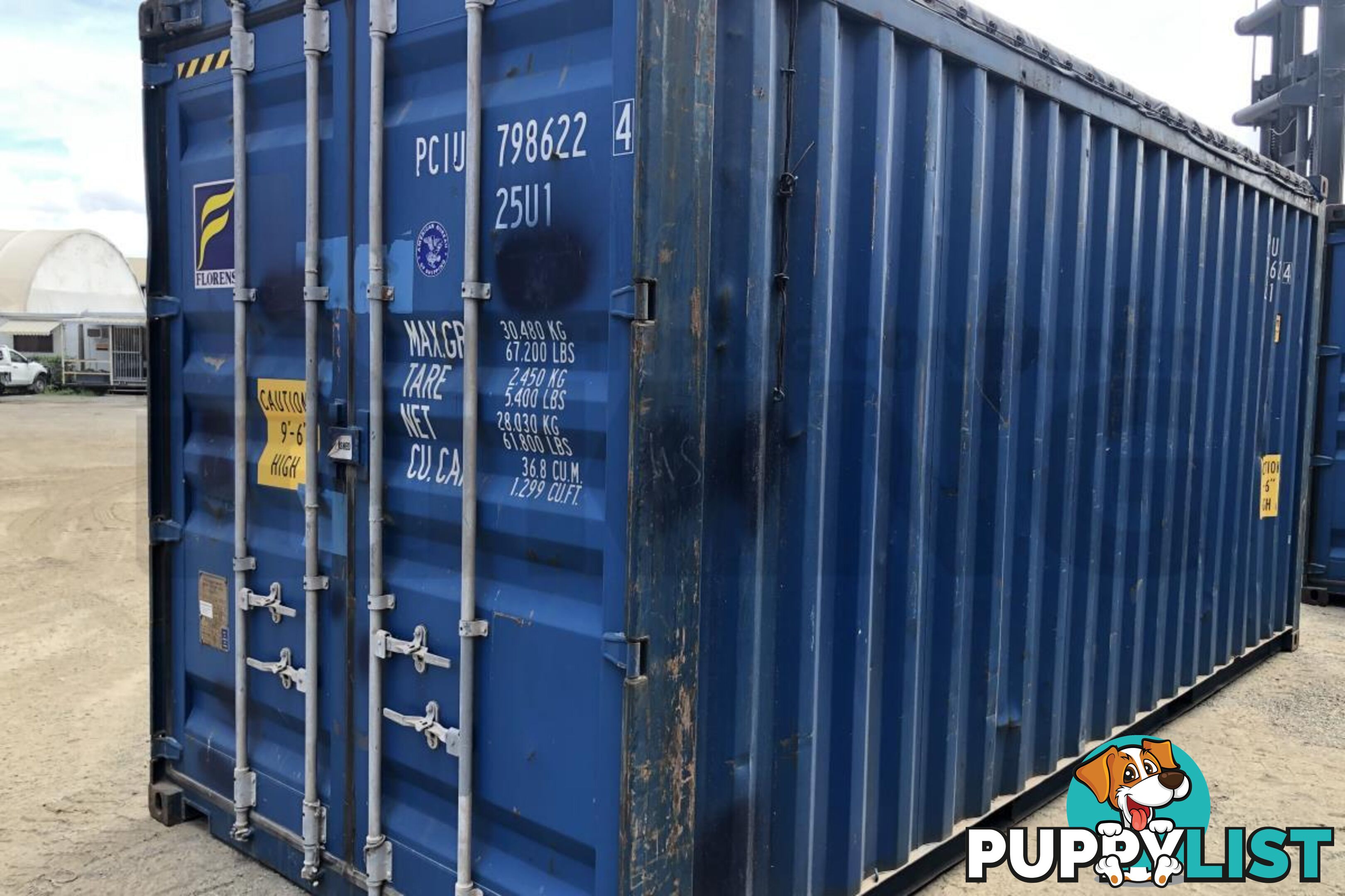 20' HIGH CUBE OPEN TOP SHIPPING CONTAINER (TARP AND BOWS) - in Brisbane