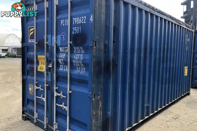 20' HIGH CUBE OPEN TOP SHIPPING CONTAINER (TARP AND BOWS) - in Brisbane