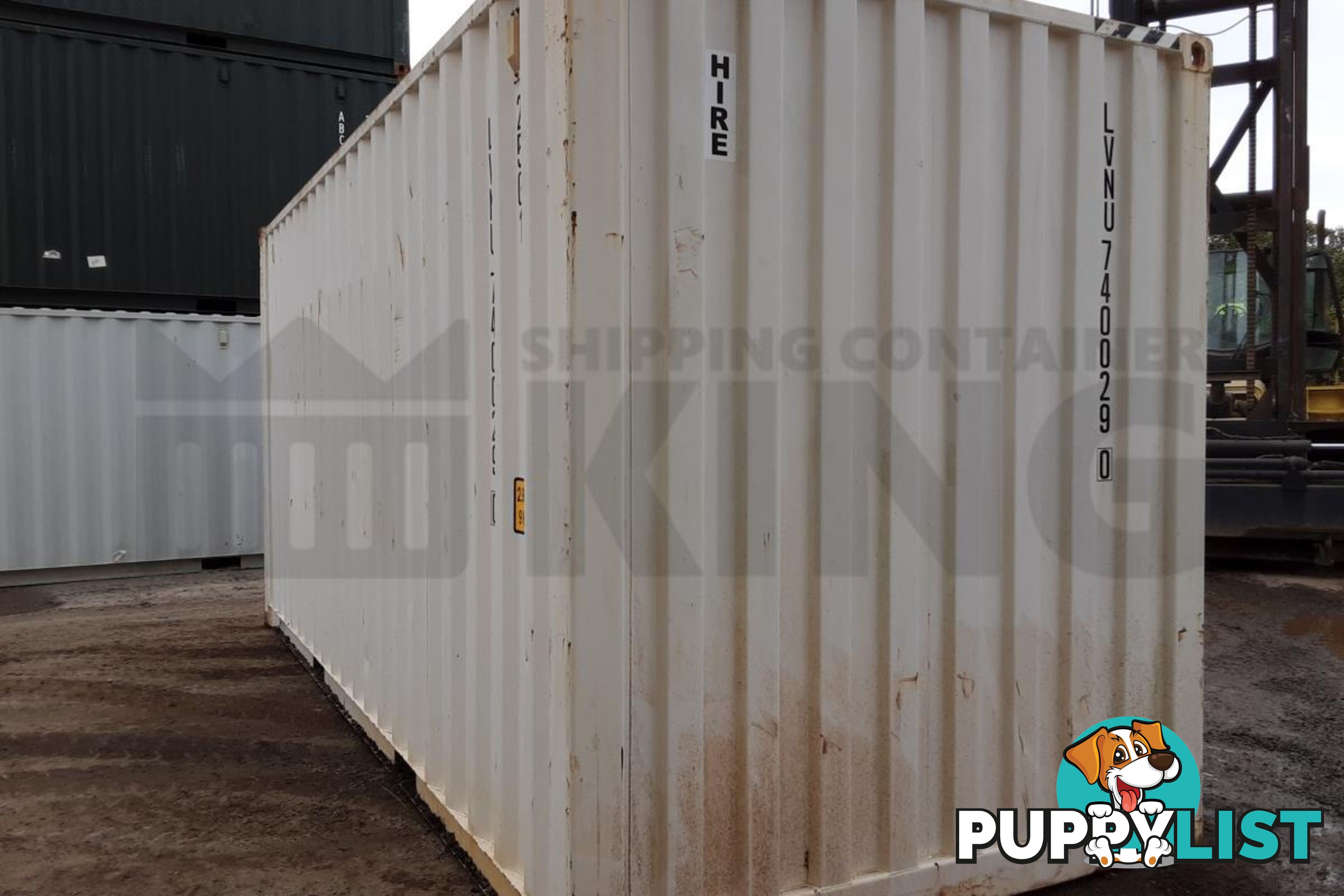 20' HIGH CUBE SHIPPING CONTAINER (WITH TIE RAILS) - in Brisbane