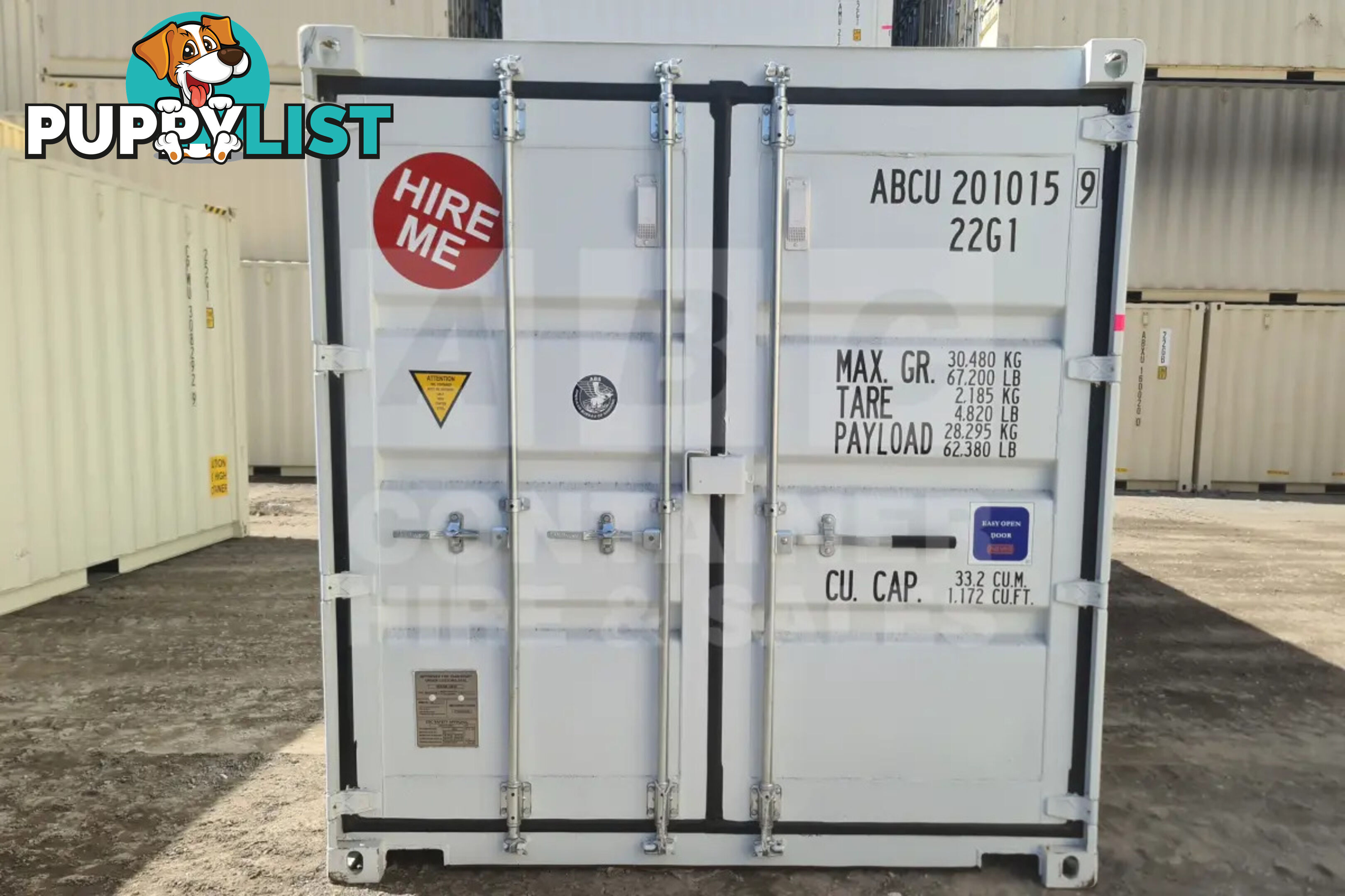 20' STANDARD HEIGHT SHIPPING CONTAINER - in Toowoomba