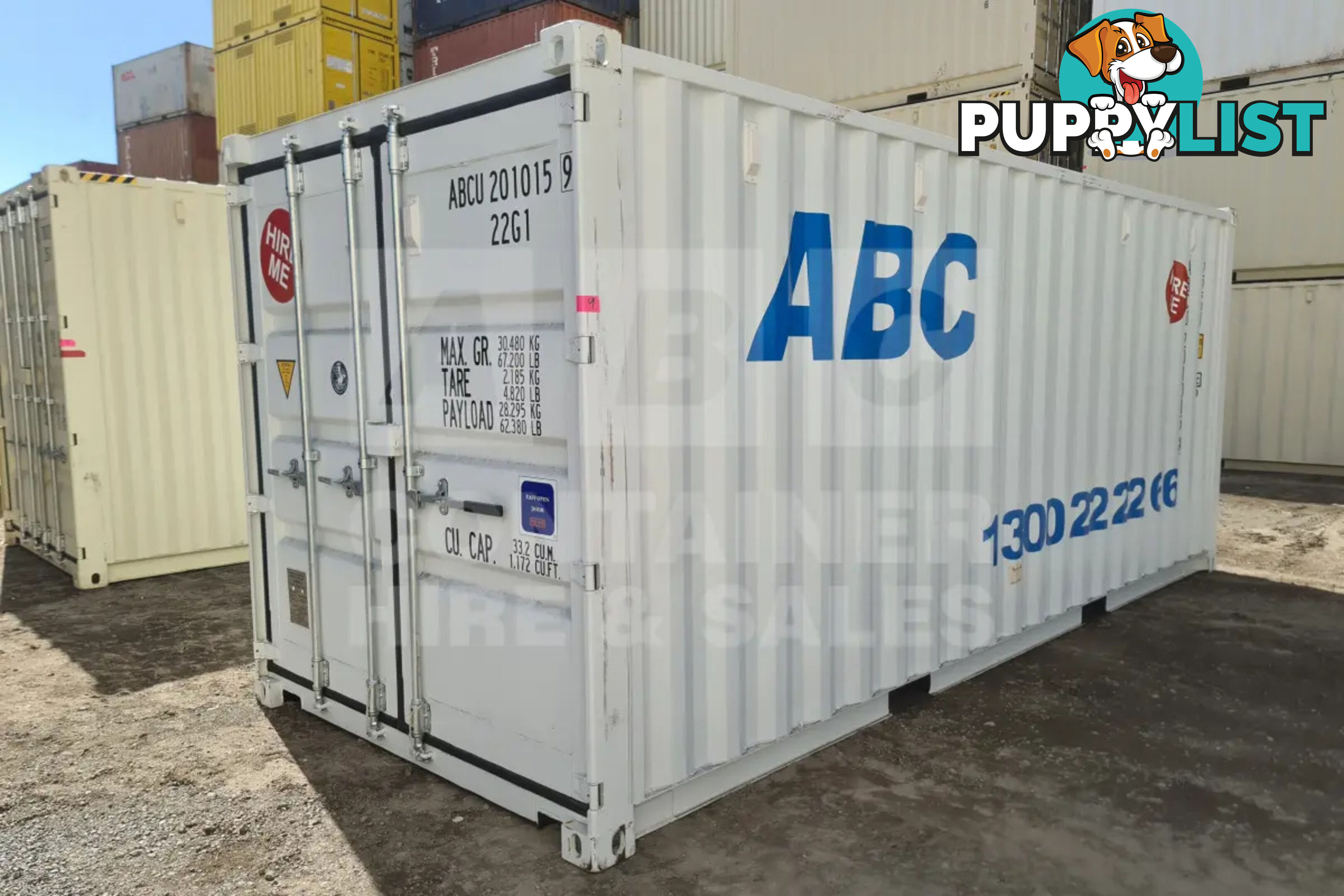 20' STANDARD HEIGHT SHIPPING CONTAINER - in Toowoomba