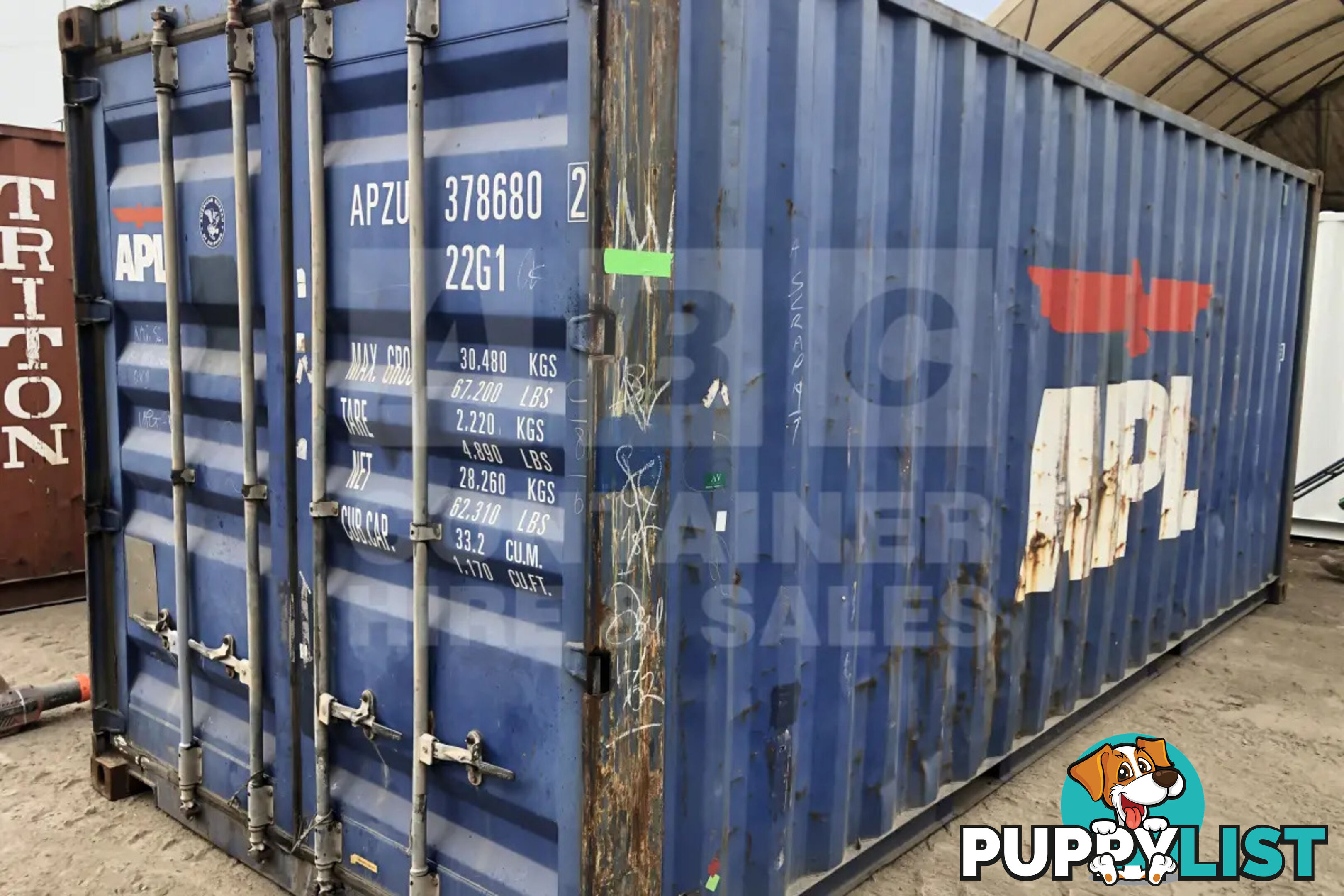 20' STANDARD HEIGHT SHIPPING CONTAINER