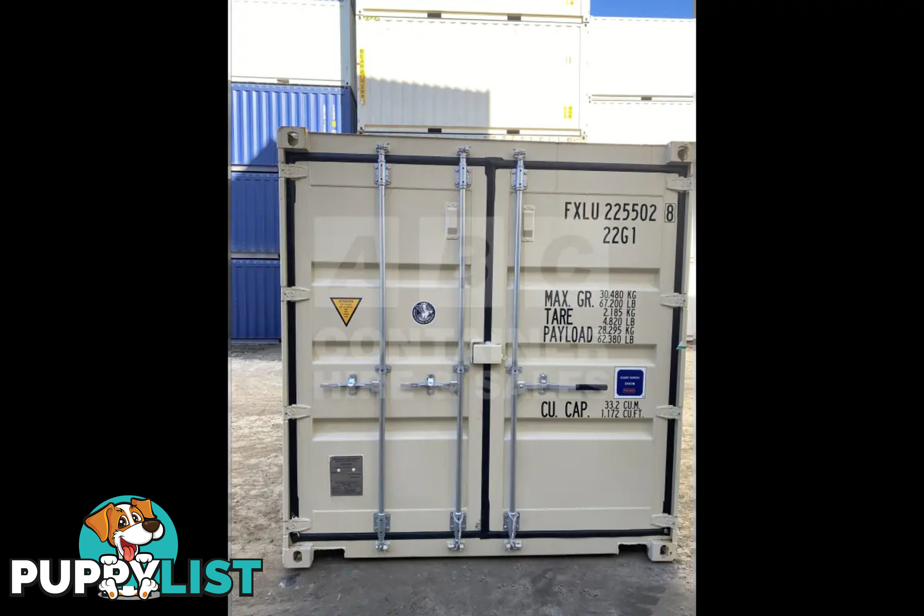 20' STANDARD HEIGHT SHIPPING CONTAINER - in Brisbane