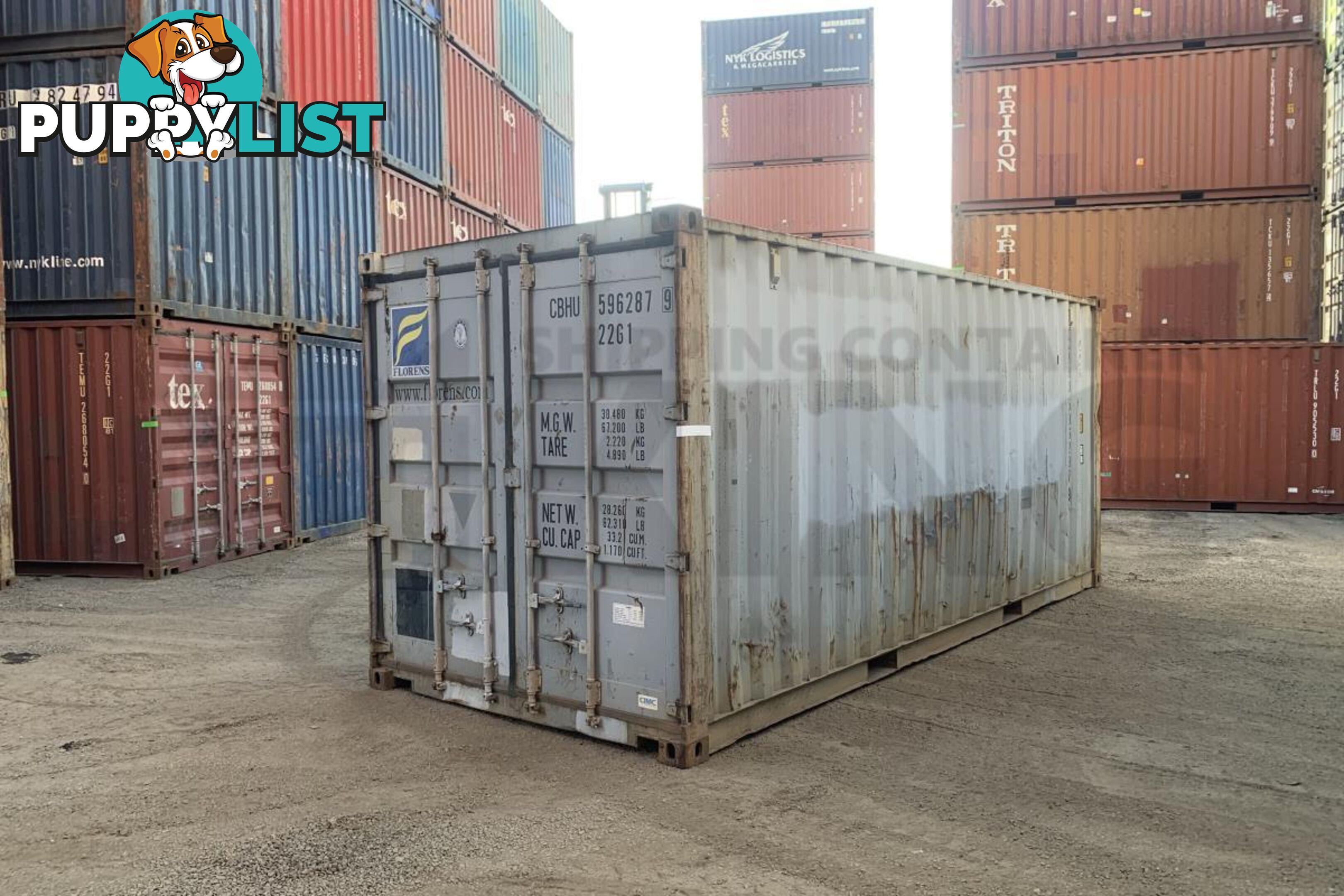 20' STANDARD HEIGHT SHIPPING CONTAINER - in Brisbane