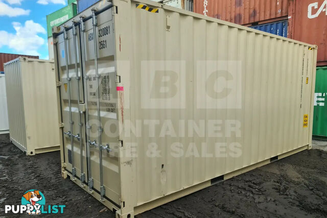 20' HIGH CUBE SHIPPING CONTAINER (WITH TIE RAILS)