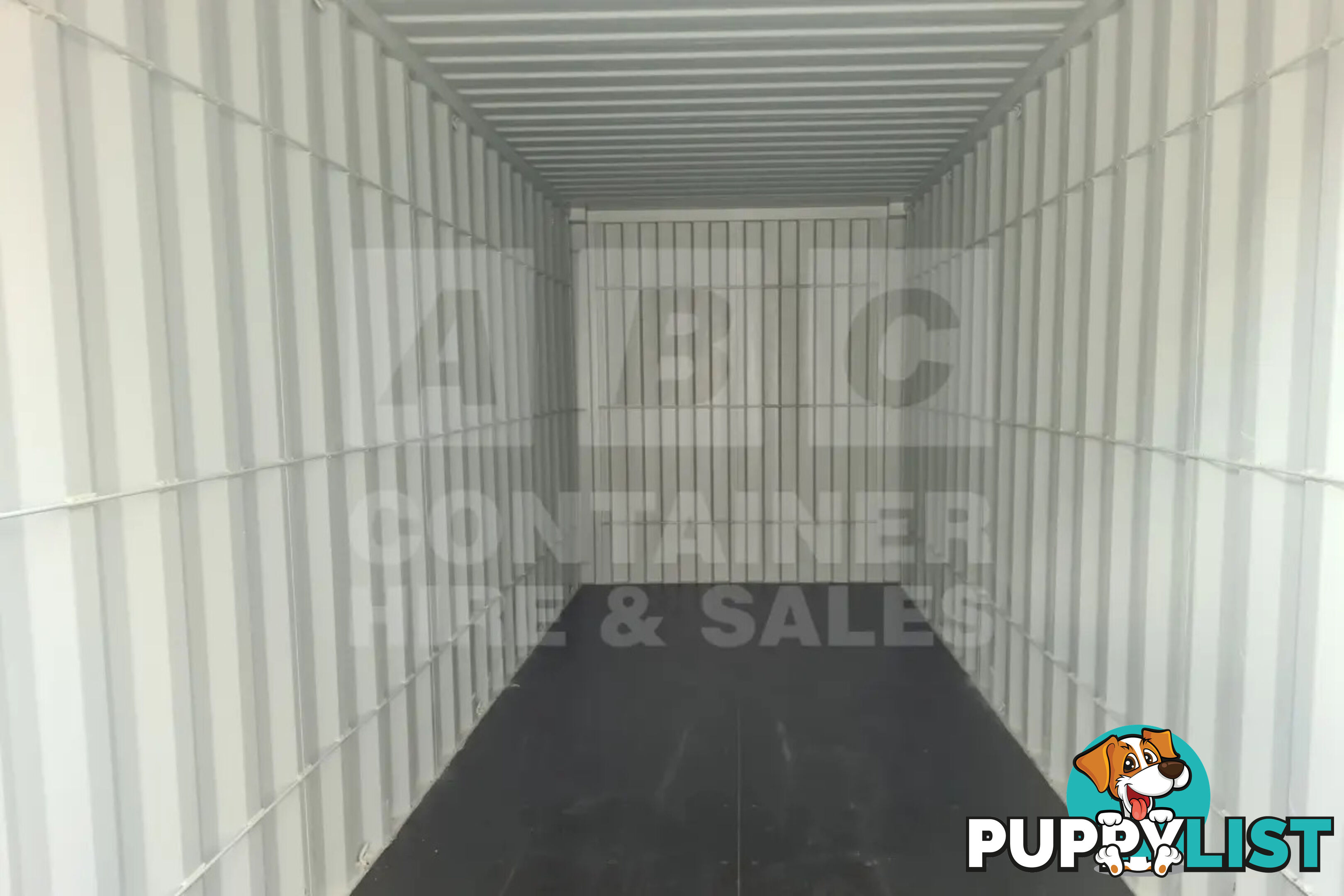 20' HIGH CUBE SHIPPING CONTAINER (WITH TIE RAILS)