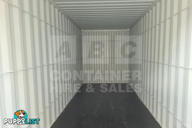 20' HIGH CUBE SHIPPING CONTAINER (WITH TIE RAILS)