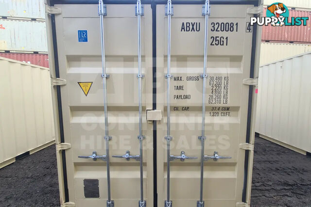 20' HIGH CUBE SHIPPING CONTAINER (WITH TIE RAILS)