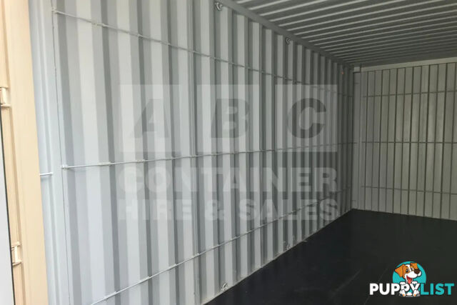 20' HIGH CUBE SHIPPING CONTAINER (WITH TIE RAILS)