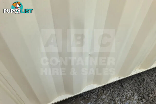 20' HIGH CUBE SHIPPING CONTAINER (WITH TIE RAILS)