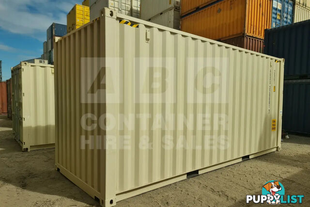 20' HIGH CUBE SHIPPING CONTAINER (WITH TIE RAILS)
