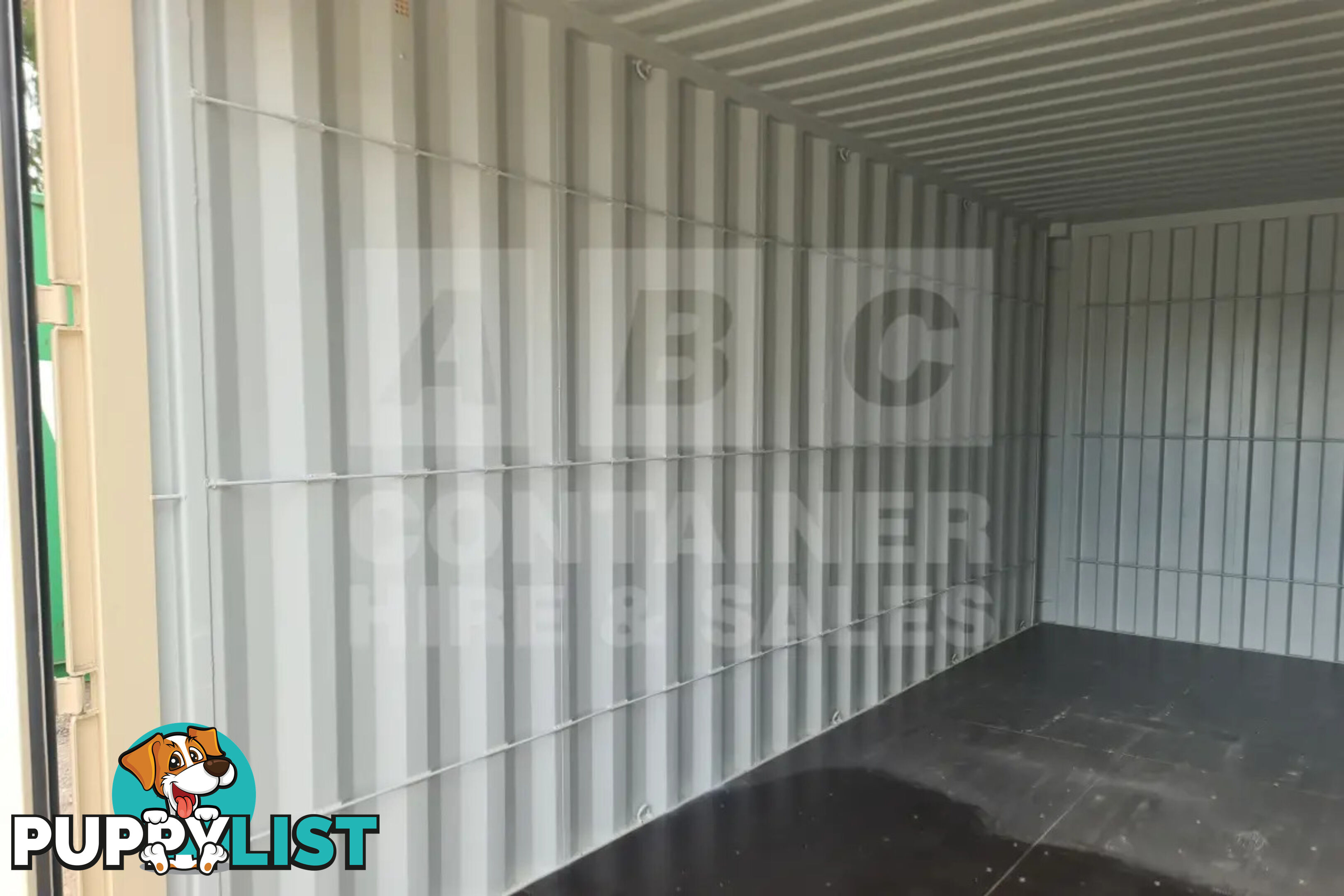 20' HIGH CUBE SHIPPING CONTAINER (WITH TIE RAILS)