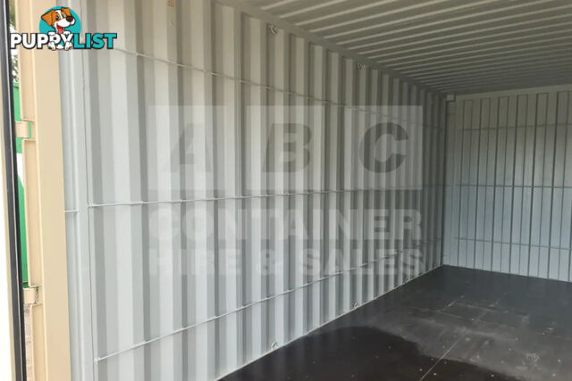 20' HIGH CUBE SHIPPING CONTAINER (WITH TIE RAILS)