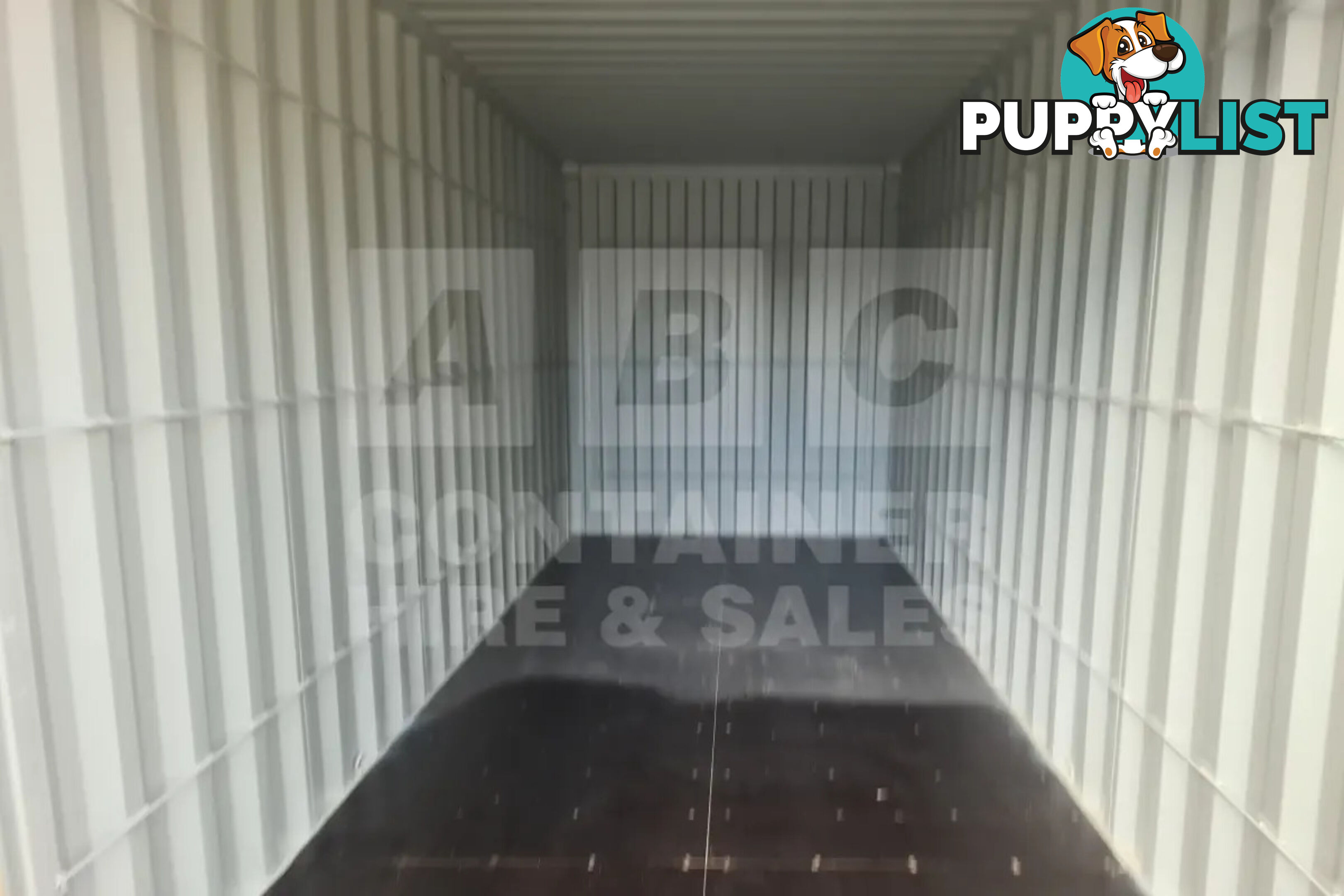 20' HIGH CUBE SHIPPING CONTAINER (WITH TIE RAILS)