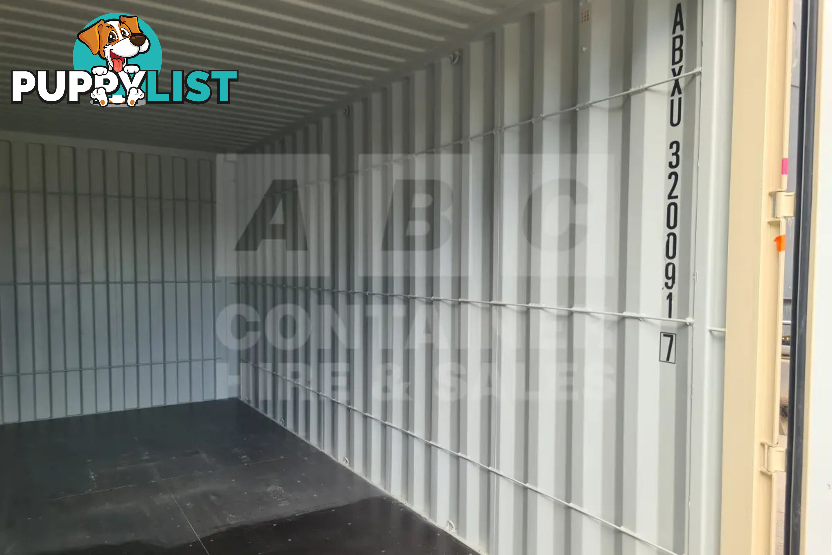 20' HIGH CUBE SHIPPING CONTAINER (WITH TIE RAILS)